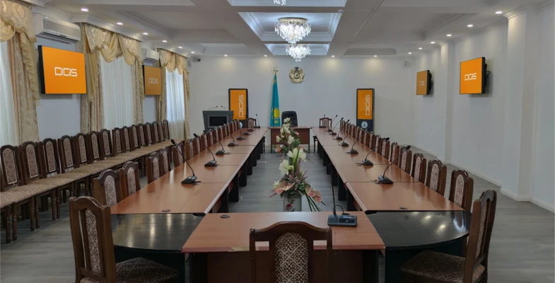 Оснащение конференц-зала - Казахский национальный женский педагогический университет